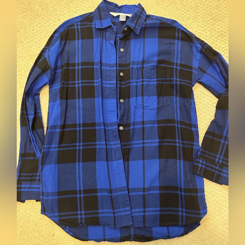 Women’s Old Navy Boyfriend Flannel Shirt